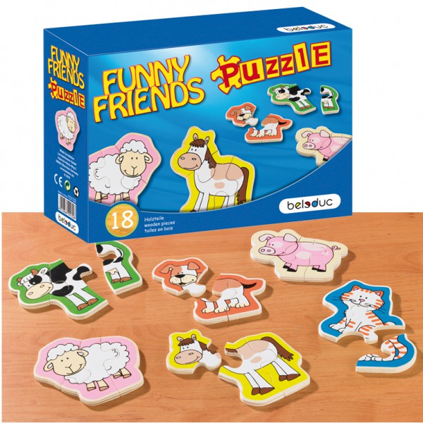 Beleduc Funny Friends Puzzle 10132