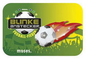 moses Fußball-Fieber Blinke-Anstecker 30416